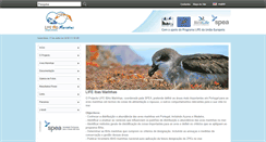 Desktop Screenshot of lifeibasmarinhas.spea.pt